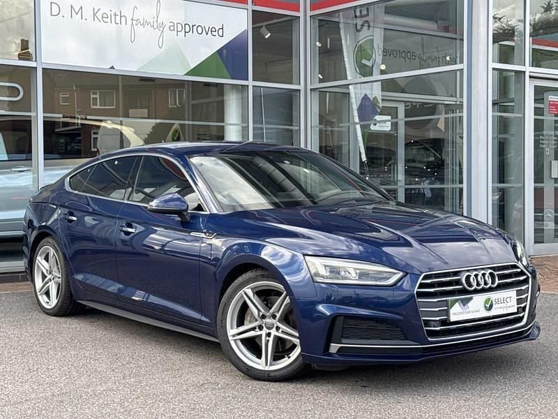 Blue Used 2018 Audi A5 S-Line Coupe | £13,800 (Fair price) - Image 1/4