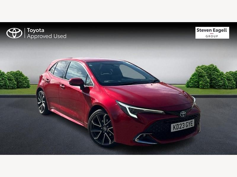 Used Toyota Corolla 2023 Red Hatchback