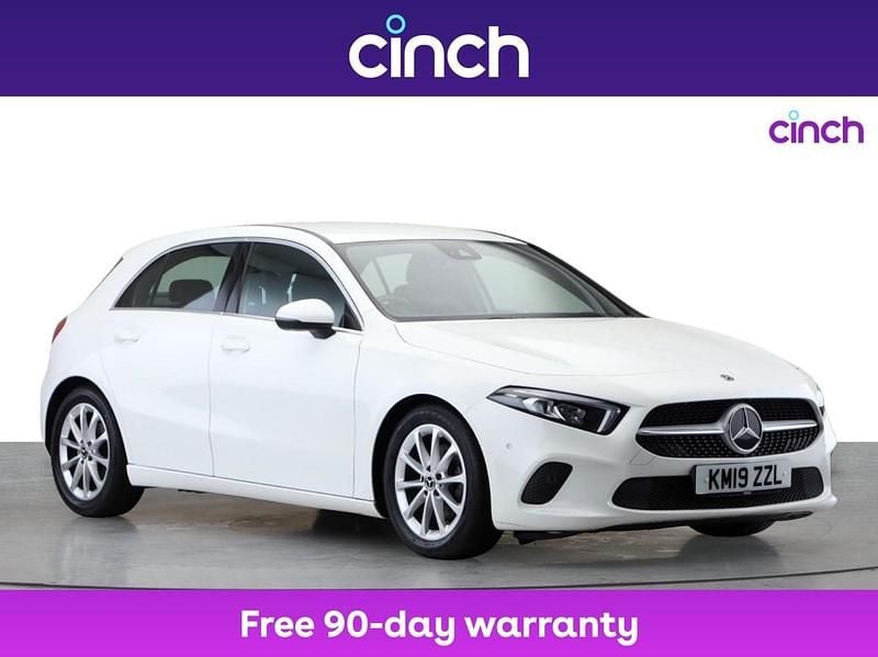 White Used 2019 Mercedes A200 Executive Hatchback | £14,249 (Good price) - Image 1/3