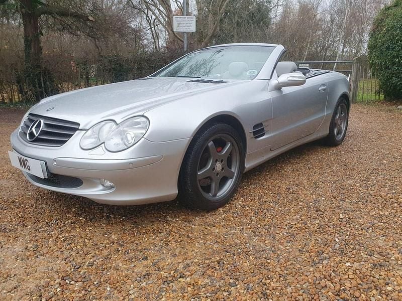 Silver Used 2004 Mercedes SL500 Cabriolet | £6,795 (Good price) - Image 1/4