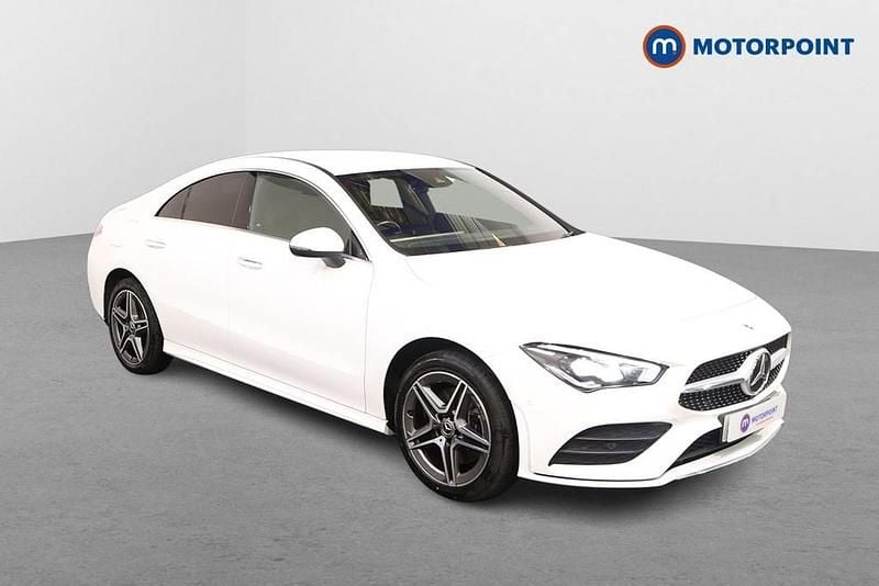 White Used 2022 Mercedes CLA250e AMG Line Premium Sedan | £22,149 (Fair price) - Image 1/4