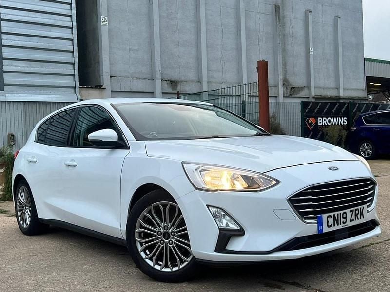 White Used 2019 Ford Focus Titanium X Hatchback | £10,000 (Fair price) - Image 1/4