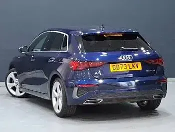 Used Audi A3 S-Line 150 HP (110 kW) 2024 Blue Hatchback