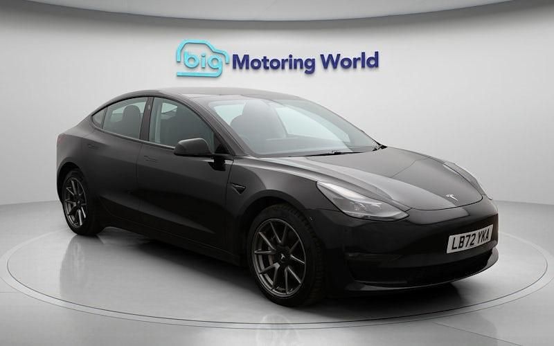 Used Tesla Model 3 Long Range AWD 366 kW (498 HP) 2022 Black Sedan