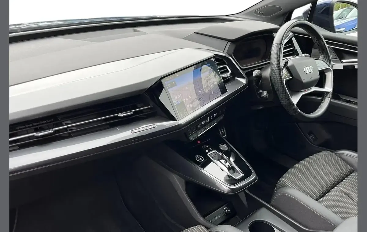 Used Audi Q4 e-tron S-Line 150 kW (204 HP) 2023 Blue SUV