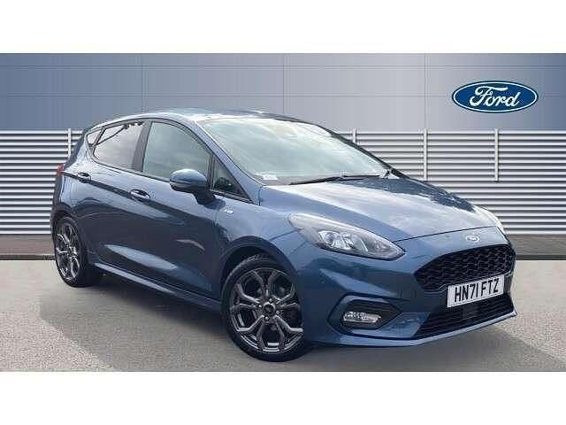 Blue Used 2021 Ford Fiesta ST-Line Hatchback | £11,592 (Fair price) - Image 1/4