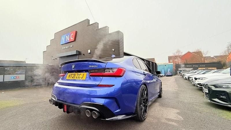 Blue Used 2021 BMW 320 M Sport Sedan | £23,491 (Fair price) - Image 1/4