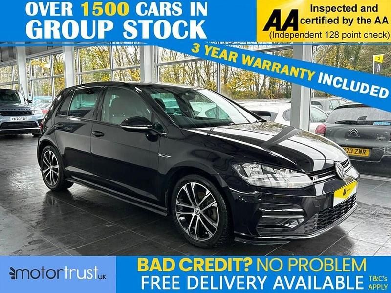Used VW Golf VII R-line 150 HP (110 kW) 2020 Black Hatchback