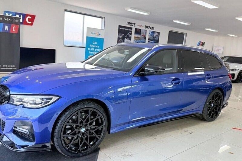 Blue Used 2021 BMW 330e M Sport Estate | £24,491 (Fair price) - Image 1/1