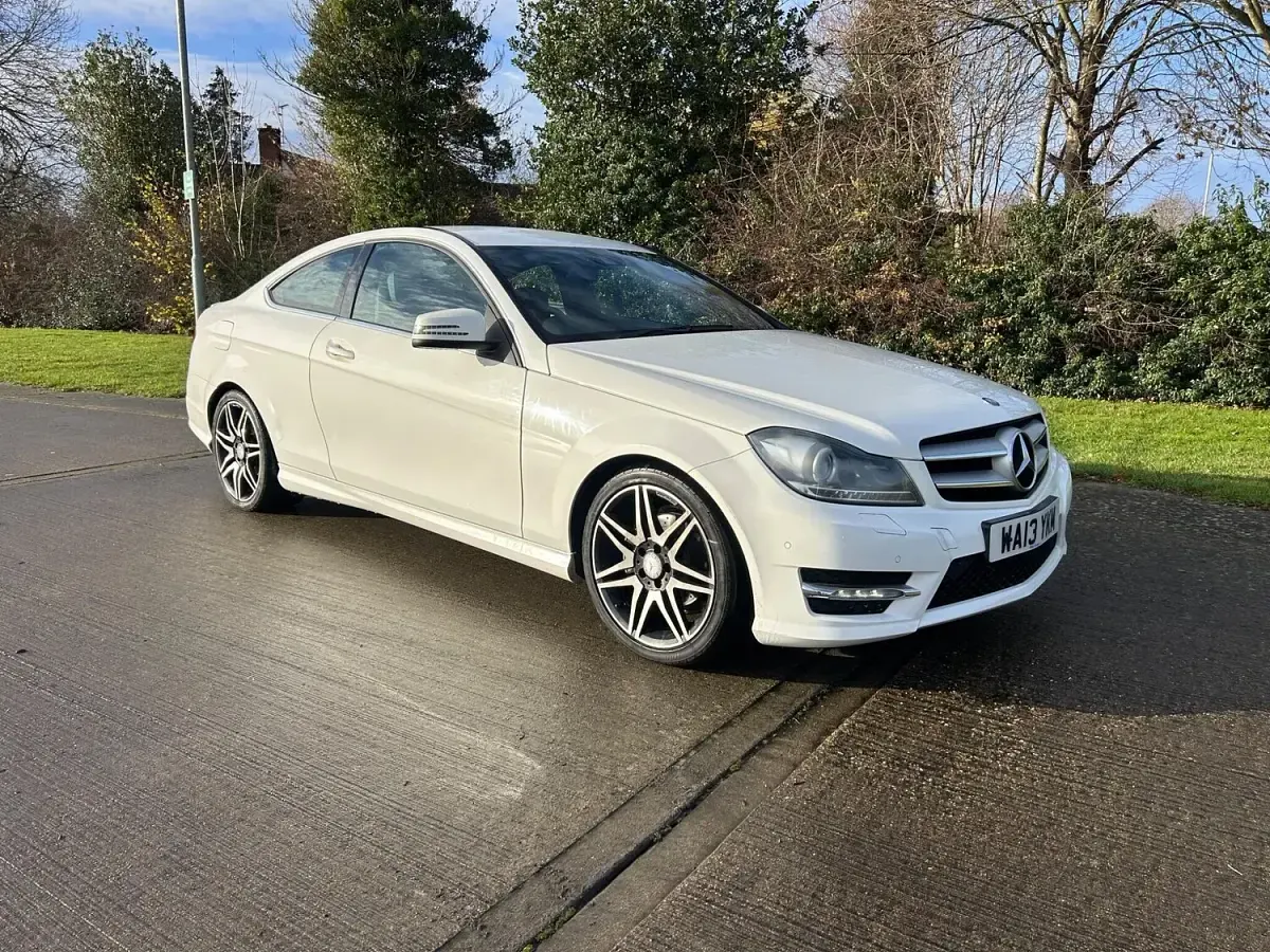 Used Mercedes C180 AMG 2013 White Coupe