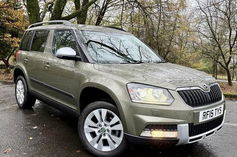 Green Used 2015 Skoda Yeti SE L SUV | £11,390 (A bit pricey) - Image 1/1