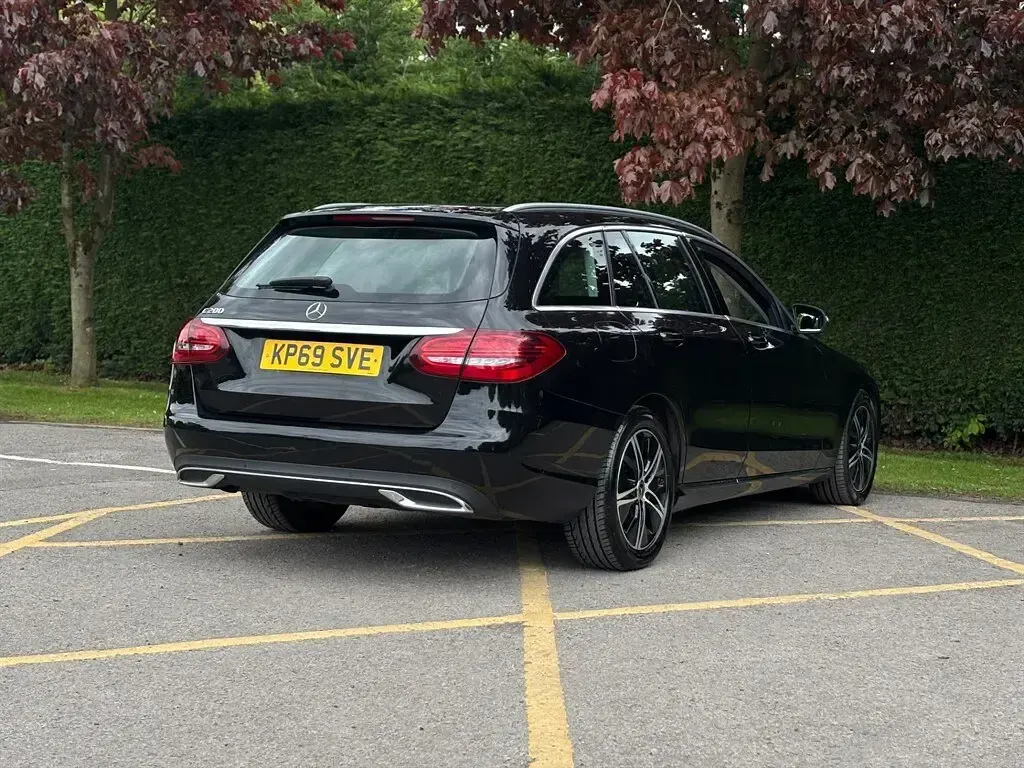 Used Mercedes C200 Premium 2019 Black Estate