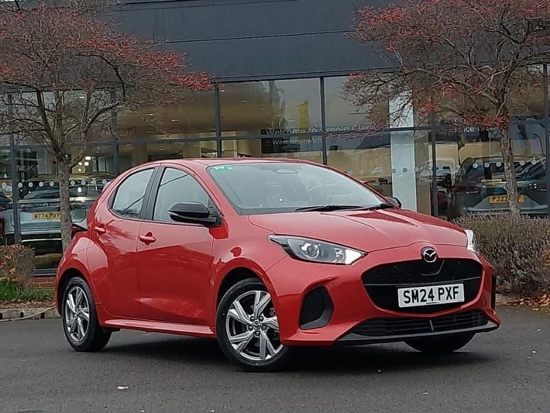 Red Used 2024 Mazda 2 Exclusive-Line Hatchback | £17,498 (Fair price) - Image 1/4