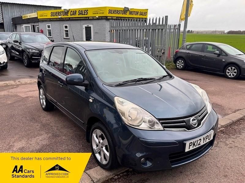 Used Nissan Note N-TEC 110 HP (80 kW) 2012 Blue Hatchback