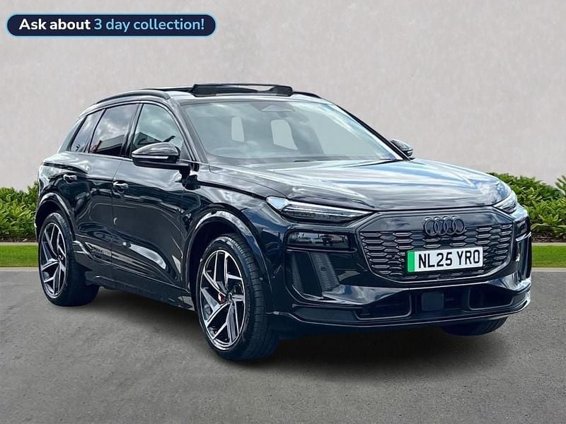 Black Used 2025 Audi SQ6 e-tron Business SUV | £68,126 (A bit pricey) - Image 1/4