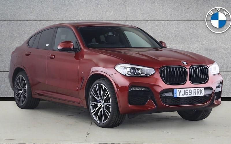 Red Used 2020 BMW X4 M Sport SUV | £27,289 (Good price) - Image 1/4