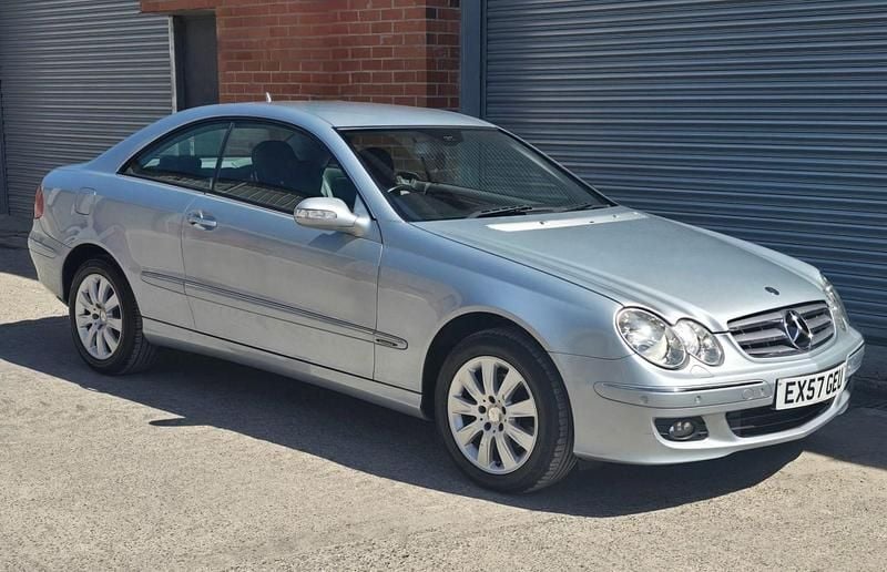 Silver Used 2007 Mercedes CLK220 Elegance Coupe | £2,995 (Fair price) - Image 1/3