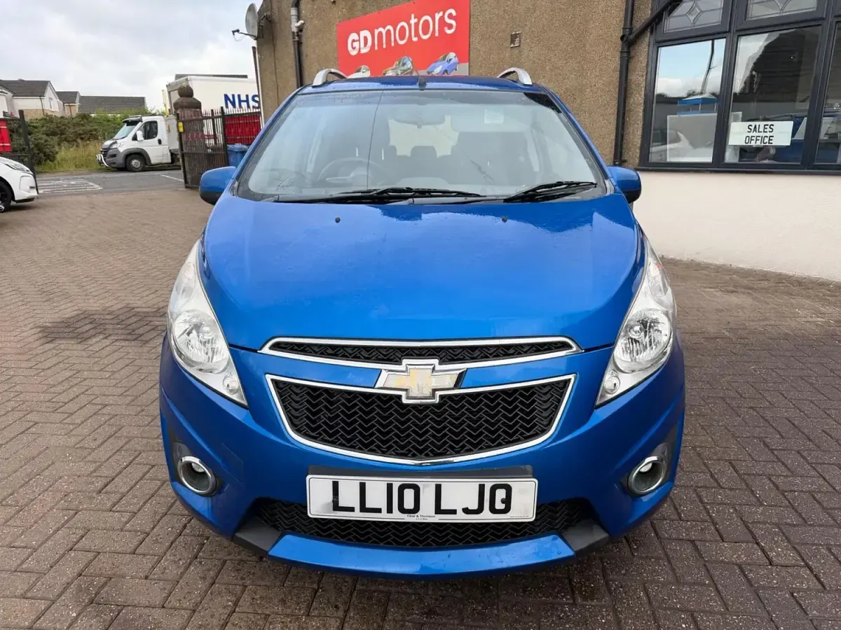 Used Chevrolet Spark LT 2010 Blue Hatchback