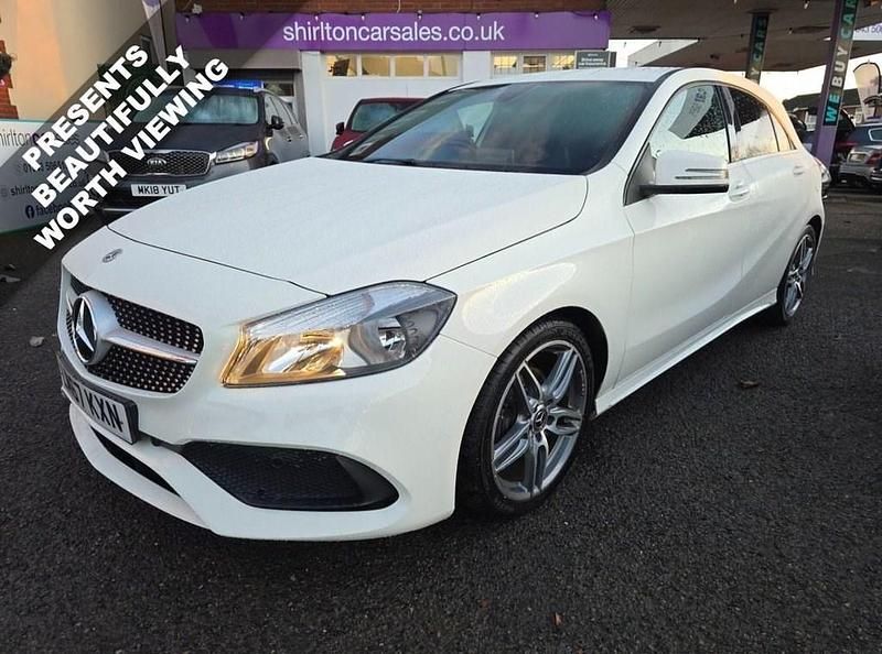 White Used 2017 Mercedes A180 AMG line Hatchback | £9,990 (Fair price) - Image 1/4