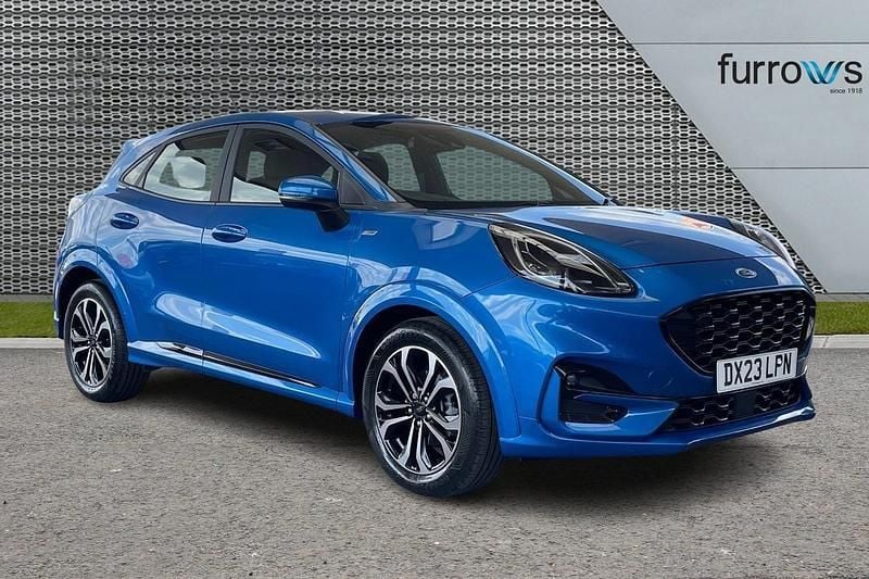 Blue Used 2023 Ford Puma ST-Line Hatchback | £20,390 (Fair price) - Image 1/4