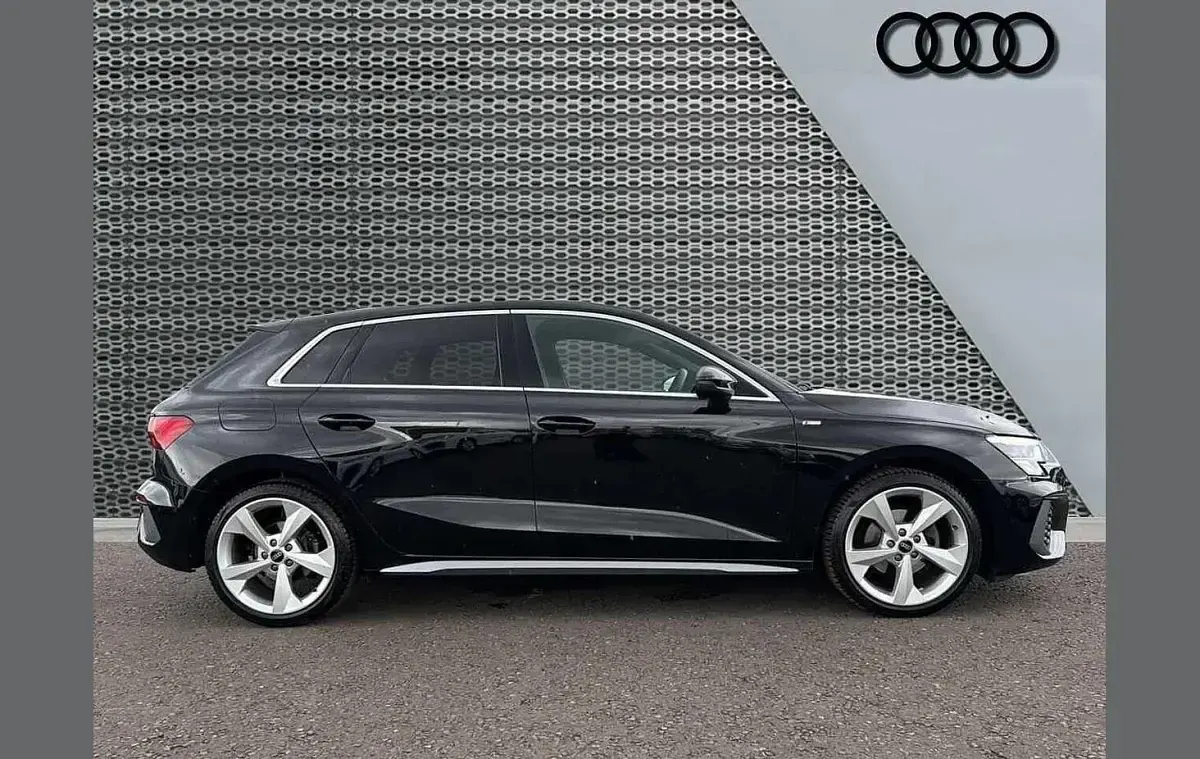 Used Audi A3 S-Line 147 HP (108 kW) 2024 Black Hatchback
