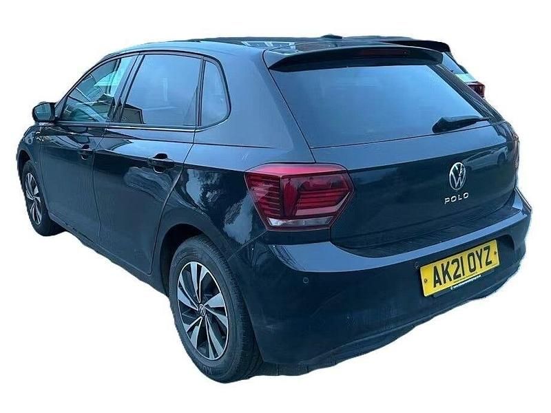 Used VW Polo Match 95 HP (69 kW) 2021 Black Hatchback