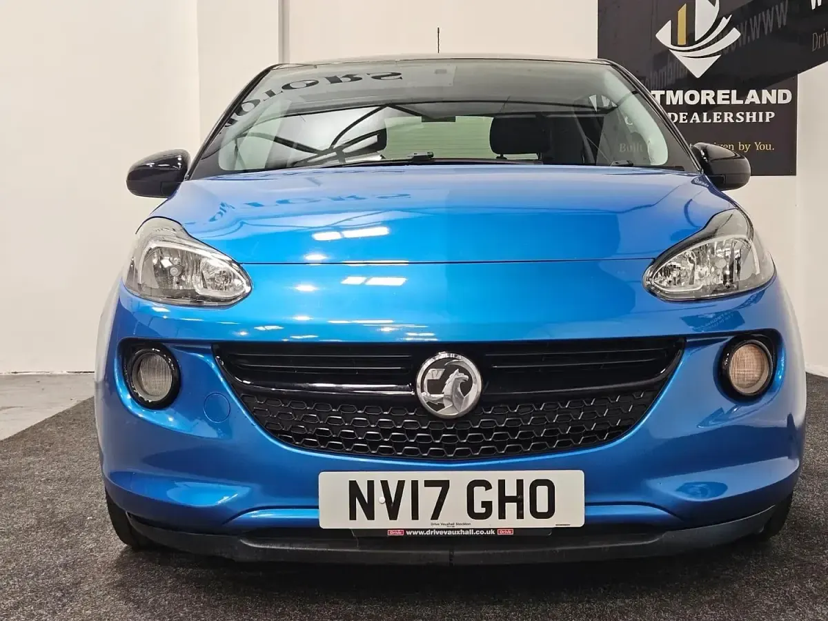 Used Vauxhall Adam S 70 HP (51 kW) 2017 Blue Hatchback