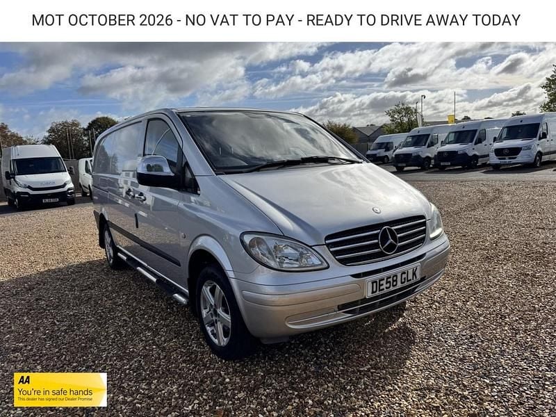 Silver Used 2008 Mercedes Vito MPV | £4,995 (Good price) - Image 1/3