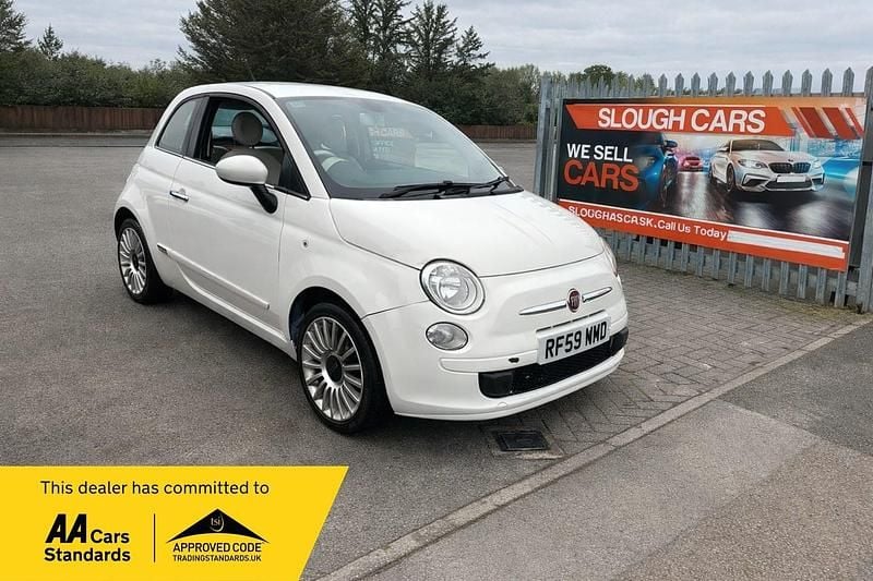 Used Fiat 500 Pop 2009 White Cabriolet