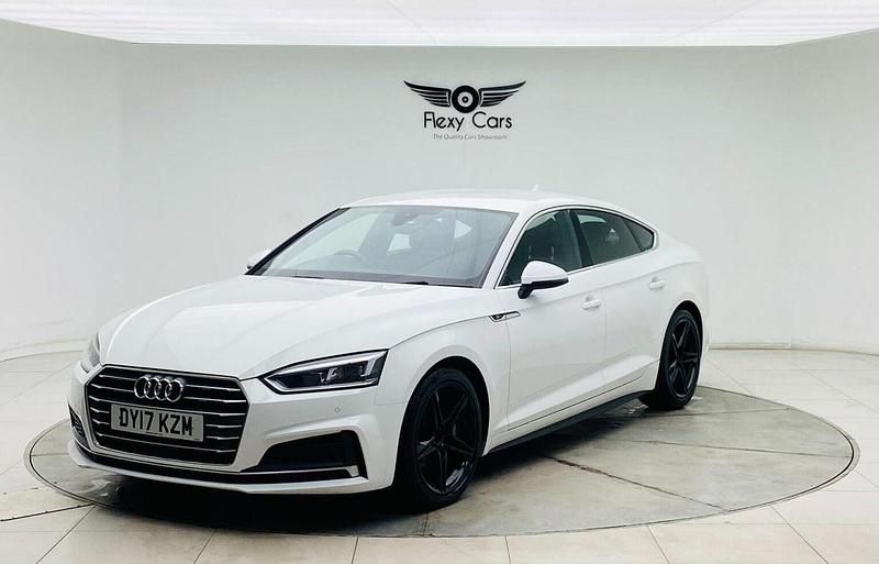 Used Audi A5 Sportback S-Line 190 HP (139 kW) 2017 White Hatchback