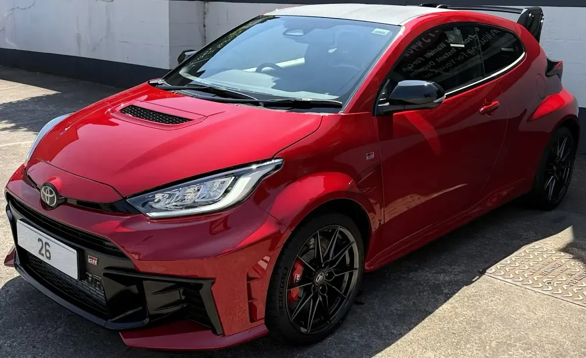 New Toyota Yaris Aero 276 HP (202 kW) 2026 Red Hatchback