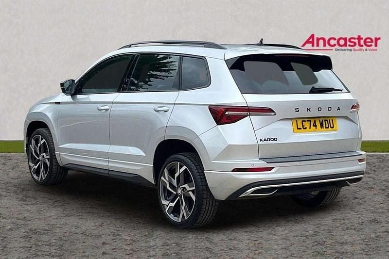 Used Skoda Karoq SportLine 150 HP (110 kW) 2024 Silver SUV