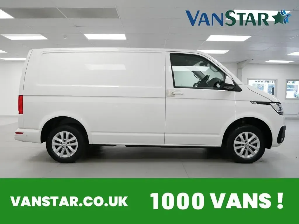 Used VW T6.1 Highline 150 HP (110 kW) 2021 White Van