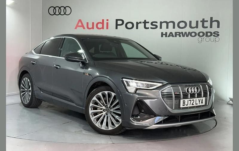 Grey Used 2022 Audi e-tron Sportback S-Line SUV | £26,990 (A bit pricey) - Image 1/4