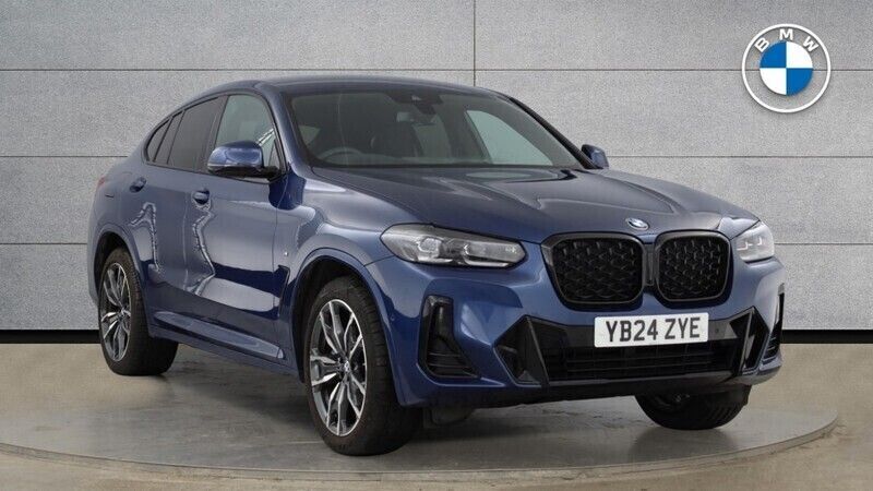 Blue Used 2024 BMW X4 M Sport SUV | £46,991 (Good price) - Image 1/4