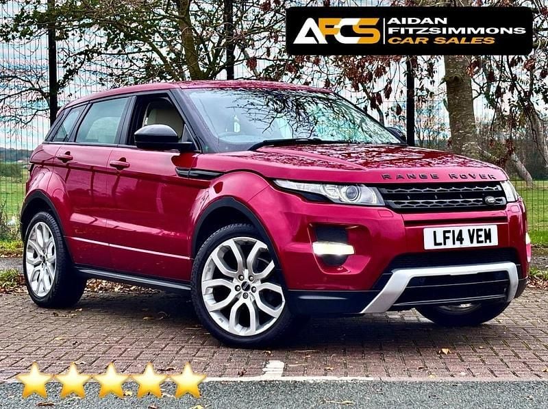 Red Used 2014 Land Rover Range Rover evoque Dynamic SUV | £13,680 (Fair price) - Image 1/4