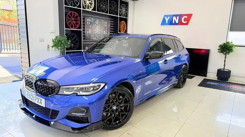 Used BMW 330e M Sport 2021 Blue Estate