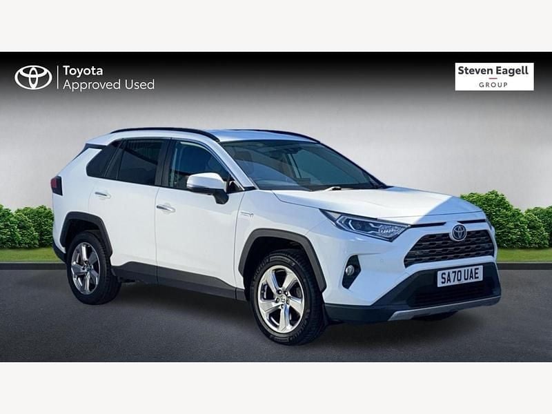 White Used 2020 Toyota RAV4 Hybrid SUV | £24,632 (A bit pricey) - Image 1/3