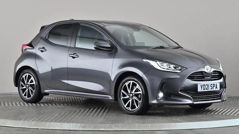 Grey Used 2021 Toyota Yaris Hybrid Design Hatchback | £14,177 (Good price) - Image 1/4