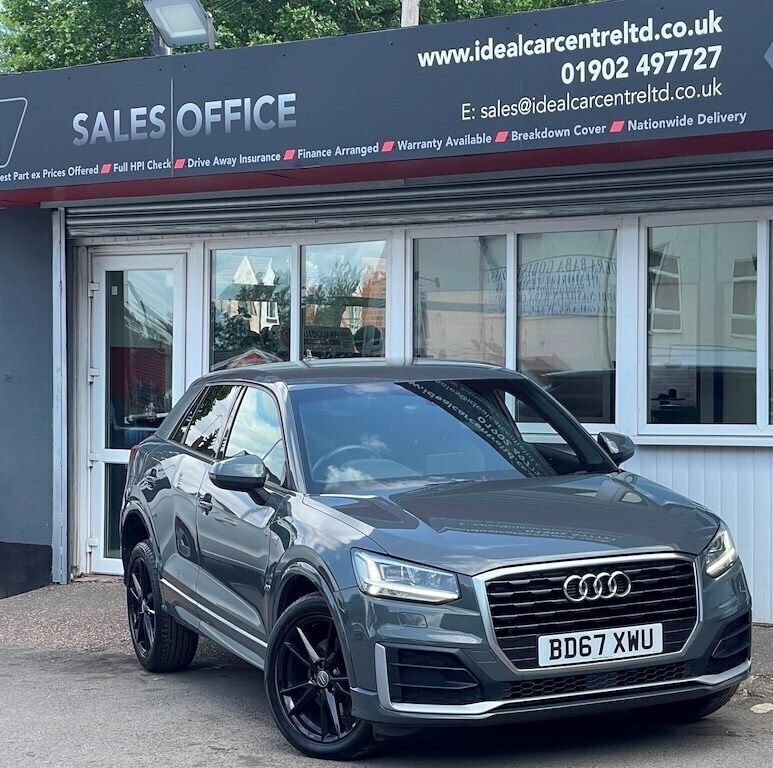 Grey Used 2017 Audi Q2 S-Line SUV | £11,995 (A bit pricey) - Image 1/3