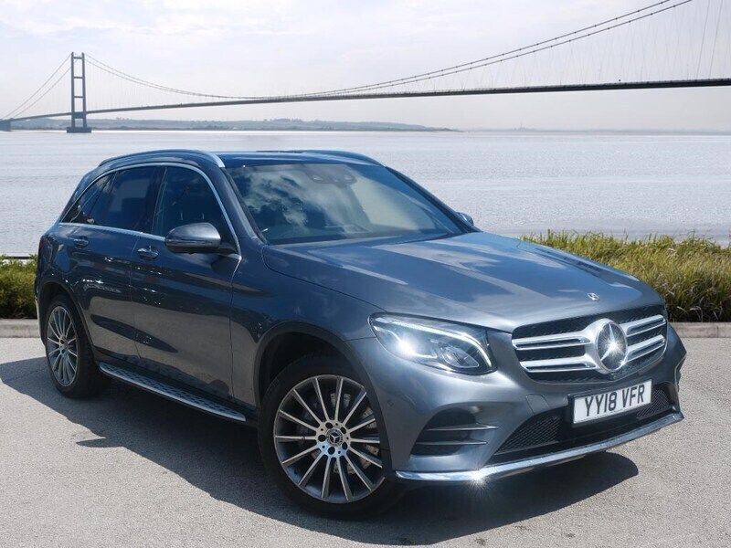 Selenite grey metallic Used 2018 Mercedes GLC250 AMG Line Premium Estate | £19,991 (Fair price) - Image 1/4