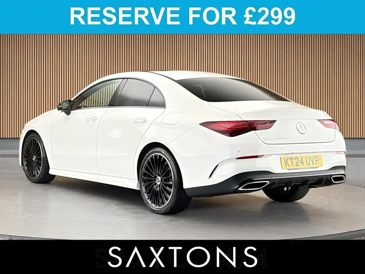 Used Mercedes CLA220 AMG Line Premium Plus 190 HP (139 kW) 2024 White Coupe
