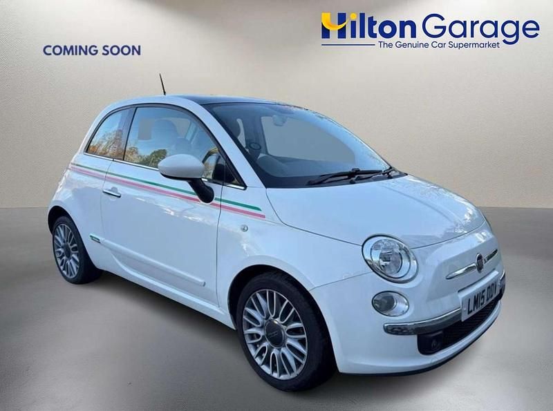 Used Fiat 500 Lounge 2015 White Hatchback