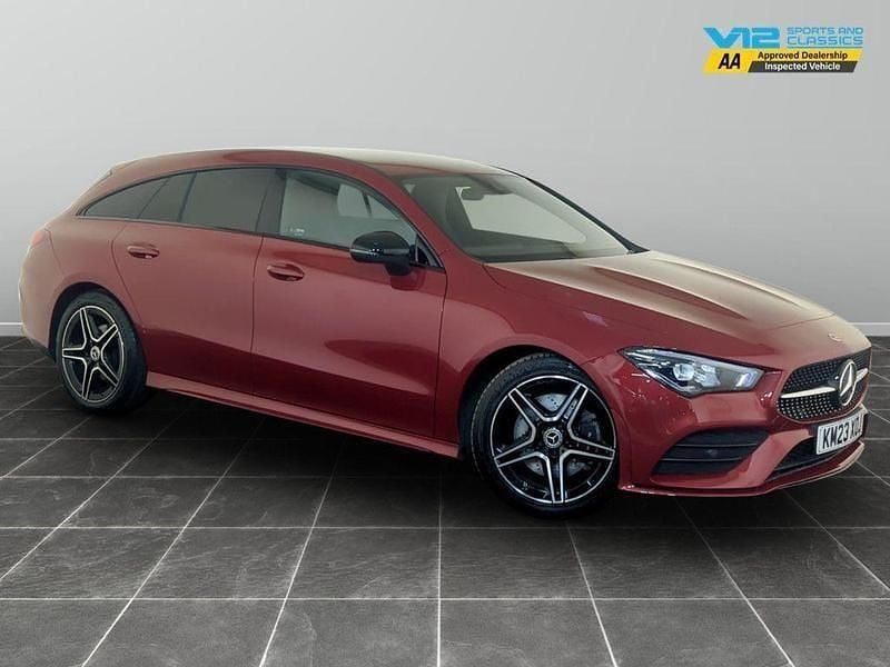 Red Used 2023 Mercedes CLA200 Executive Estate | £22,295 (Good price) - Image 1/2