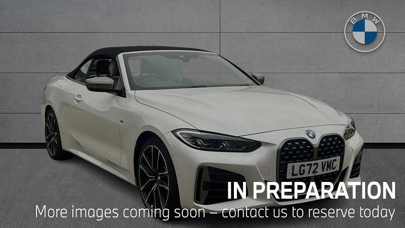 White Used 2022 BMW M440 M Sport Sedan | £39,789 (Fair price) - Image 1/4