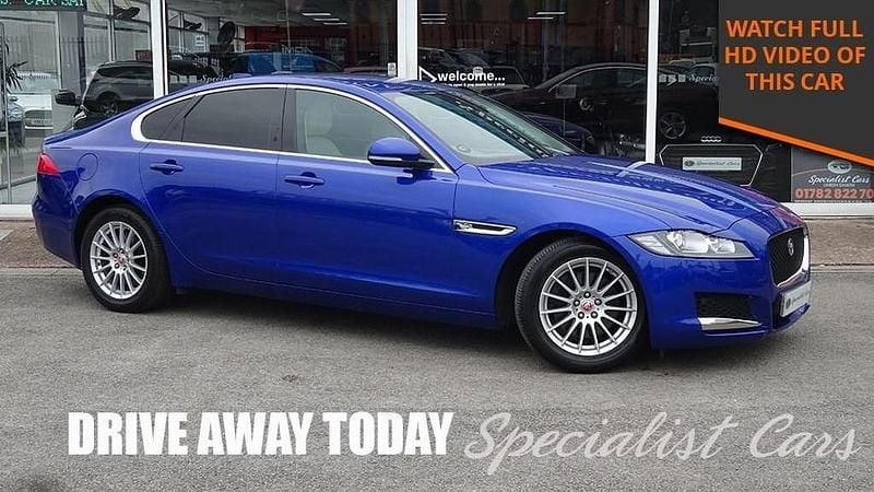 Blue Used 2017 Jaguar XF Prestige Sedan | £12,000 (Fair price) - Image 1/3