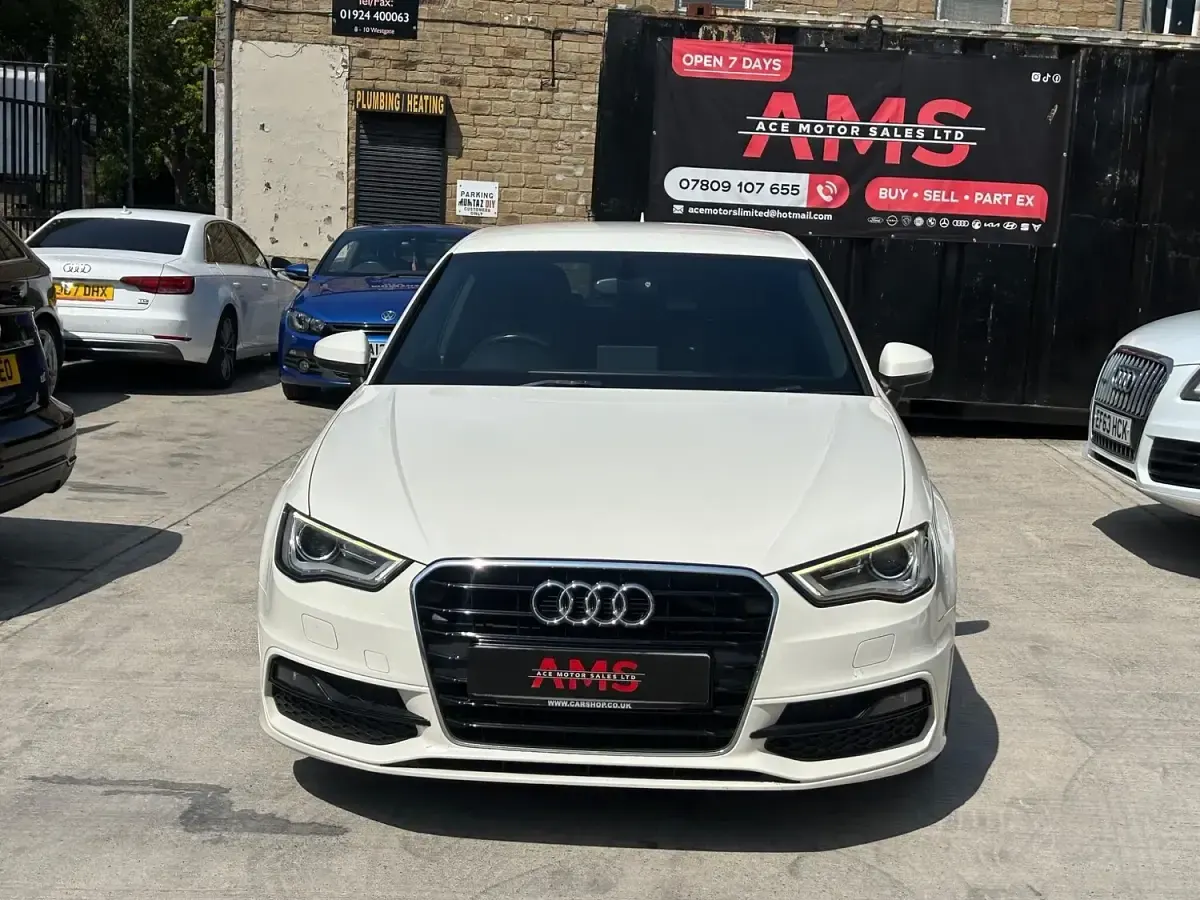 Used Audi A3 S-Line 2013 White Hatchback