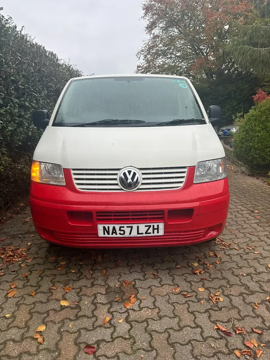 Used VW T5 84 HP (61 kW) 2007 White Van