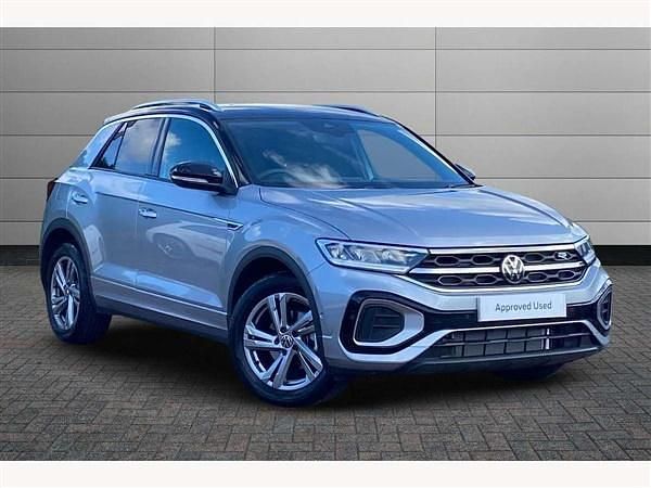 Silver Used 2025 VW T-Roc R-line SUV | £29,095 (Fair price) - Image 1/3