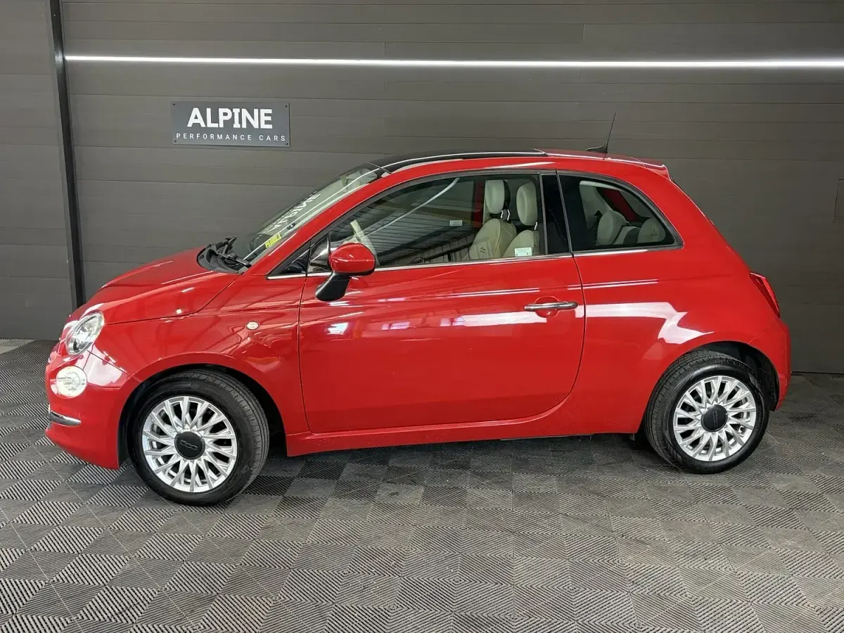 Used Fiat 500 Lounge 69 HP (50 kW) 2019 Red Hatchback